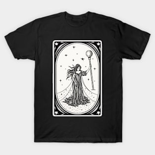 Hermit Tarot Card Astrology Occult Mystical T-Shirt